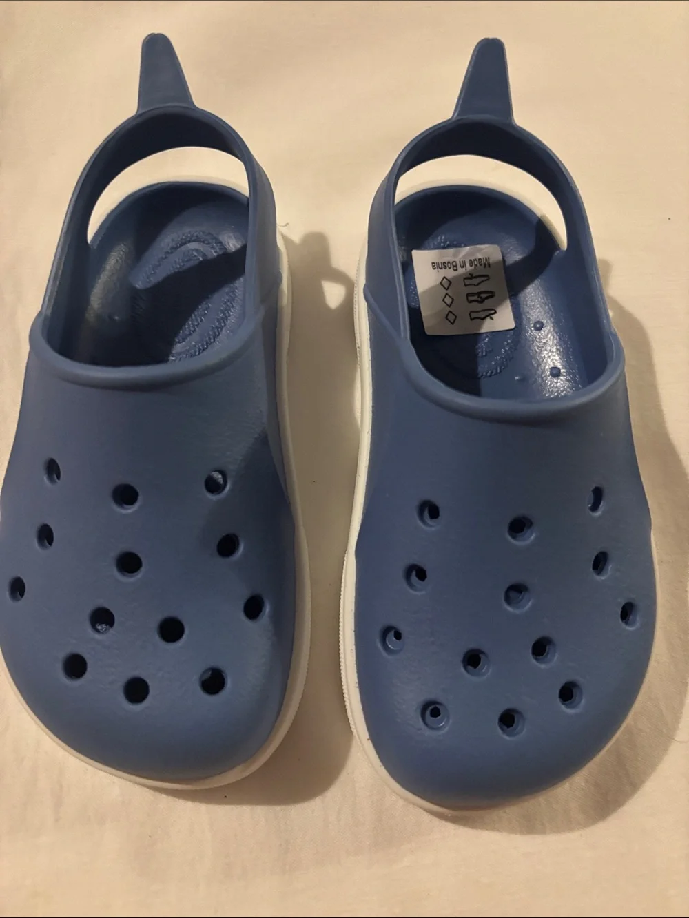NWOT Boatilus Kids Lightweight Blue Slip-On Sandals with Heel Strap